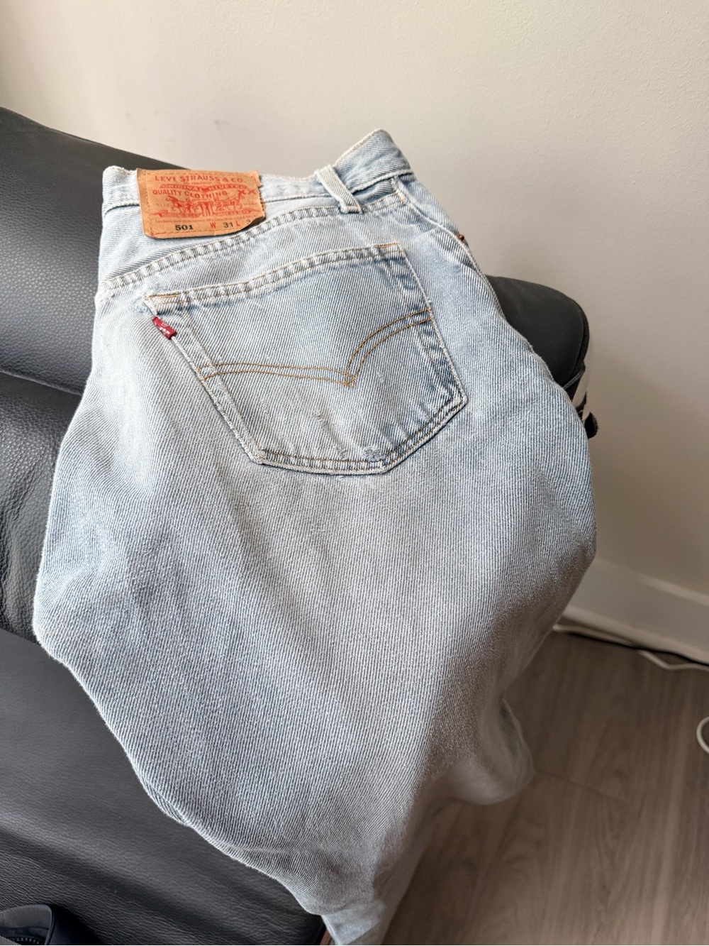 Levi's Light Wash Men’s Straight Leg Jeans